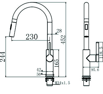 PBREROLIN Pull Out Mixer