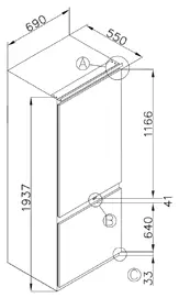 REFRIGERATOR 75 COMBI