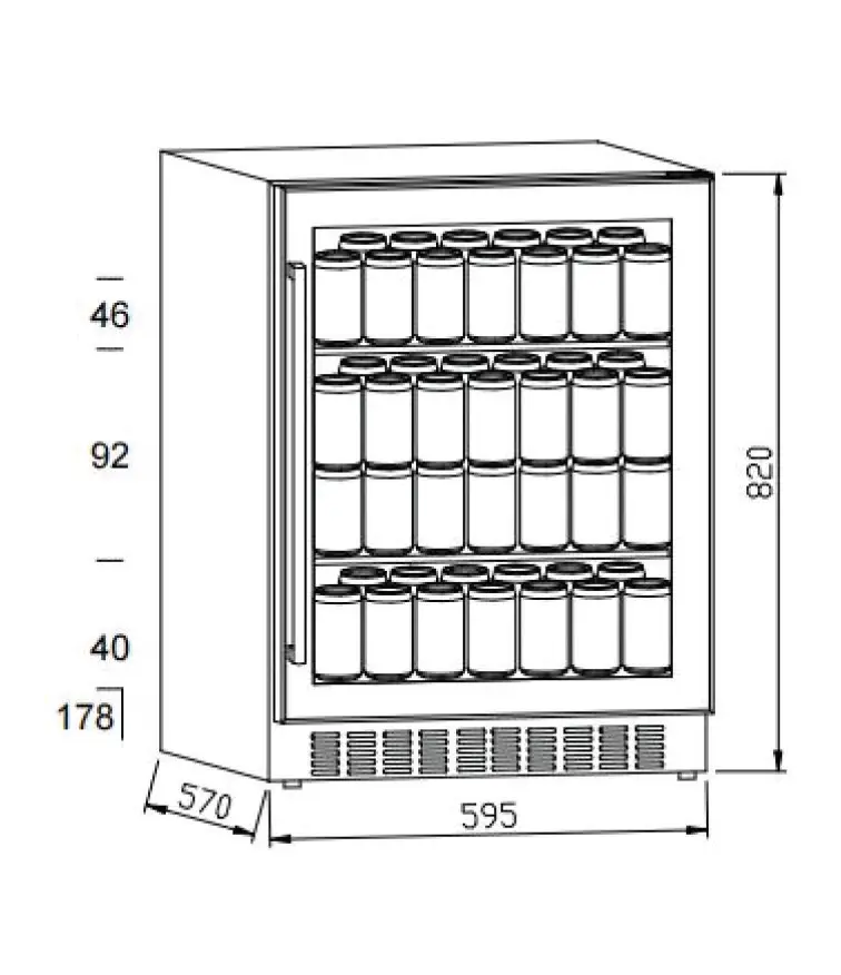 BOTTLE COOLER 40CM